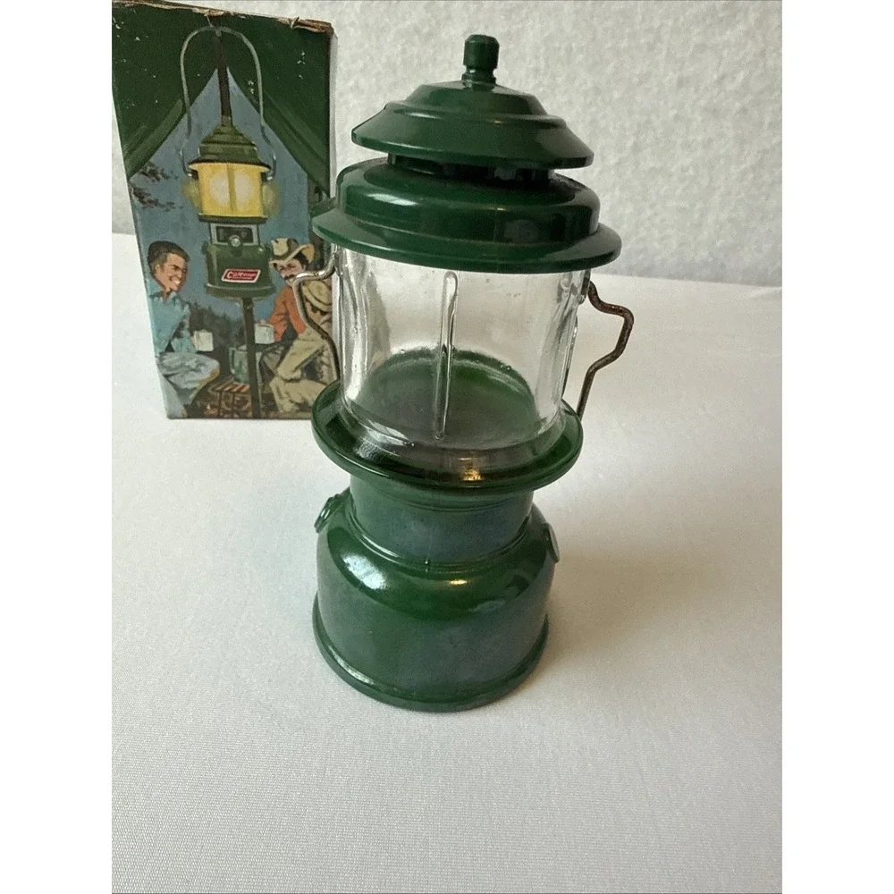 Vintage Avon 1970s Coleman Lantern Aftershave Cologne Decanter Bottle With Box